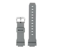 NBCNZCTSAS Correa de resina for reloj Casio Fit For G-Shock GM-2100 GM-S2100 GA-2100 GM-5600/GA5600, correa de reloj deportiva de goma negra, verde y azul for hombre(Gray silver pin)