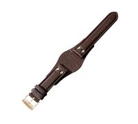 NBCNZCTSAS Correas de reloj de cuero transpirables y respetuosas for la piel aptas for Fossil Ch2564 Ch2565 Ch2891 Ch3051 Series Correa 22mm(Brown(LZ)-Rose-K8)