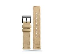 NBCNZCTSAS Correas de reloj de lona de nailon de calidad correas de muñeca de liberación rápida militar transpirable 18mm 19mm 20mm 22mm(Khaki 2,18mm)