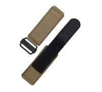 NBCNZCTSAS Correas de reloj de nailon for cierre de gancho y bucle cómodas y transpirables aptas for Panerai Fit for Bell Fit for Ross Correa de reloj de lona 22 24 mm(Khaki-Black,22mm)