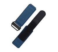 NBCNZCTSAS Correas de reloj de nailon for cierre de gancho y bucle cómodas y transpirables aptas for Panerai Fit for Bell Fit for Ross Correa de reloj de lona 22 24 mm(Blue-Black,22mm)