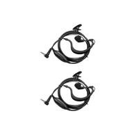 NBCNZCTSAS EEY001 Auricular for Gancho for la Oreja de 3,5 mm, Auricular de una Sola Aguja for micrófono PTT, Apto for RETEVIS RB19 RB619 RT22P RT622P B63S B63H(4 pcs)