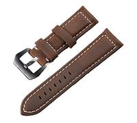 NBCNZCTSAS Pulsera de banda de cuero Blue fit for azul fit for marrón vintage correa de reloj mate for mujer 20 mm 22 mm 24 mm 26 mm de muñeca de pulsera(07,26mm)