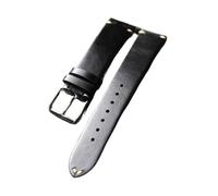 NBCNZCTSAS Pulsera De Cuero Ultrafina Hecha A Mano 18 19 20 21 22 MM Pulsera Suave Vintage Antigua, Pulsera for Hombre, Estilo Vintage(Brack,22mm)