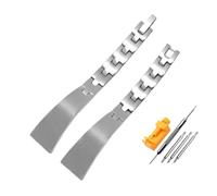 NBCNZCTSAS Pulsera Mujer Elegante Correa De Reloj De Acero De Precisión Reemplazo Fit For Swarovski Fit For Sky Star Steel Band Cadena De Metal 12MM(Silver,12mm)