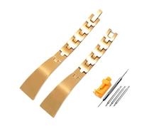 NBCNZCTSAS Pulsera Mujer Elegante Correa De Reloj De Acero De Precisión Reemplazo Fit For Swarovski Fit For Sky Star Steel Band Cadena De Metal 12MM(Gold,14mm)