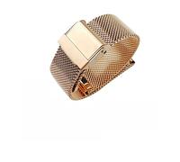NBCNZCTSAS Reloj de reloj 18 mm 20 mm 22 mm Metal de acero inoxidable universal adecuado for Dw Banda correa pulsera accesorios negro rosa oro plata(Rose,22mm)