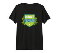 NBCT Elevando la Apreciación del Maestro Certificado de Profesión Camiseta Premium