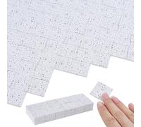 NBEADS 100 piezas de suelo para casa de muñecas, baldosas de madera en miniatura a escala 1:12, accesorios decorativos para micro paisajes de casas de muñecas, 30 x 30 x 3 mm, colorido