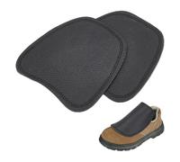 NBEADS 2 funda de Cuero para Botas, Cubiertas de Cordones para Botas Negras, Protección de Piel de Vaca, Cubierta Portátil para Zapatos de Soldadura, 135x133x4mm