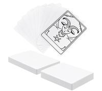 NBEADS 200 cartas de tarot vacías, tarjetas de oráculo vacías de 12,7 x 17,7 cm, tarjetas en blanco para escribir para crear tus propias cartas de tarot