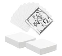nbeads 200 tarjetas de tarot en blanco, 8 cm de lado, cartas de Oracle en blanco para hacer yo mismo para crear sus propias cartas de tarot Oracle