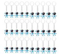 nbeads 30 llaveros de astronautas en 2 tamaños, llavero con diseño de astronautas, regalos de fiesta espacial para fiestas de cumpleaños, regalos de vacaciones, azul, Gemischte Größe