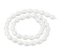 NBEADS 37 Pieza de Perlas Naturales, Cuentas de Perlas Cultivadas de Agua Dulce En Forma de Lágrima de 10.5x7.5mm para Hacer Pendientes, Colgantes Y Joyas, Agujero: 0.7mm
