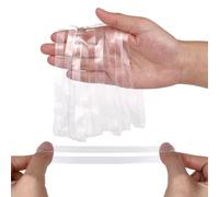 NBEADS 40 bandas de goma transparentes grandes, 10 mm de ancho, bandas elásticas de TPU resistentes para libros, cámara, arte, suministros de oficina, cocina, hogar, envoltura de fijación, 30 cm