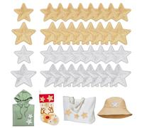 NBEADS 40 Pieza de 4 Estilos de Parches Termoadhesivos con Lentejuelas Y Estrellas, Parches de Estrellas Bordados Parches Decorativos para Ropa, Jeans, Gorras, Reparación de Ropa, Color Mezclado
