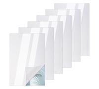 NBEADS 6 espejos bidireccionales de cristal, hojas de espejo acrílico rectangulares de 30 x 20 cm, espejo para proyectos mágicos, decoración de paredes