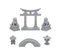 NBEADS 6 pieza de Accesorios para Mini Jardín Zen, 5 estilo de Decoración de Jardín Zen, Micropaisaje, Pecera, Adorno de Escena, Figuritas de Celestita para Paisaje, Balcón, Jardín, Pecera, Decoración