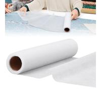 NBEADS Tela Adhesiva Termofusible Liviana de 10 Yarda, Entretela Termoadhesiva No Tejida de Nailon de Doble Cara de 28cm para Manualidades, Blanco
