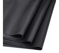 NBEADS Tela de Cuero PU, Láminas de Cuero Sintético Material de Cuero Sintético Cuero de Tapicería Suave para Tapicería Manualidades Sofá Bolsos Costuras de Bricolaje, Negro, 1.4 × 1 m
