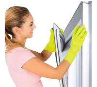NBEST Junta de Sello Magnético Puerta Universal de frigorífico congelador,Junta de Goma para Fridge Freezer,Gray+White