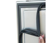 NBEST Junta para Puerta de Congelador Frigorífico,Junta magnética, Junta de Sellado de Goma, Juego para Fijar en el Frigorífico/Congelador,Negro