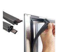 NBEST Junta Universal para Puerta de frigorífico,Junta magnética, Junta de Sellado de Goma, Juego para Fijar en el frigorífico,Personalizado en Diferentes tamaños,Negro