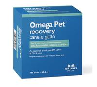 NBF Lanes | Omega Pet Recovery Perro y Gato, 120 Perlas Apetibles, para el Mantenimiento Normal de la Función Cutánea y Cardíaca