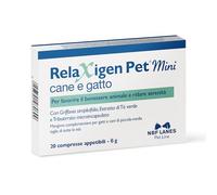 NBF Lanes | Relaxigen Pet Mini Perro y Gato 20 Tabletas Apetibles para Favorecer el Bienestar Animal y Restaurar Serenidad para Perros Medianos y Pequeños y Gatos