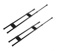 NbgrvB 2 barras telescópicas ajustables para refrigerador RV de 40 a 70 cm, barra de almacenamiento expandible para organización de refrigerador de caravana