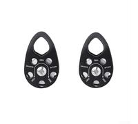 NbgrvB 2 poleas móviles de 8 a 13 mm, bloque de aleación de 20 KN para caravana, barco, camping