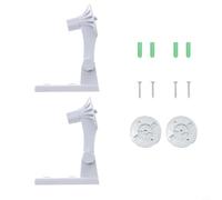 NbgrvB 2 soportes de pared para C200 C210 C220 C225 TC70 Kasa, soporte giratorio de cámara de vigilancia de 180 grados, color blanco