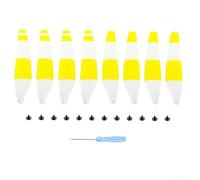 NbgrvB 8 hélices para DJI para mini 3 Pro ABS de bajo ruido para alas plegables de liberación rápida, azul, amarillo, rojo (amarillo)