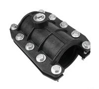 NbgrvB Abrazadera de reparación de tuberías a prueba de fugas de 25 mm, 32 mm, 63 mm de diámetro, conector de polietileno, hierro fundido de plástico, fácil de fijar (63 mm)