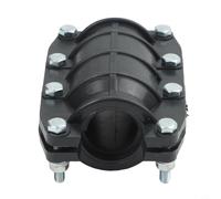 NbgrvB Abrazadera de reparación de tuberías a prueba de fugas de 25 mm, 32 mm, 63 mm de diámetro, conector de polietileno, hierro fundido de plástico, fácil de fijar (32 mm)