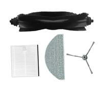 NbgrvB Accesorios para aspiradora HG4 para Pro, para juego de repuesto | Con cepillo de rodillo, 10 cepillos laterales, 10 filtros y 10 almohadillas de fregona para limpieza del hogar