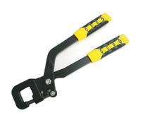 NbgrvB Alicates de quilla de aleación de acero para trabajos en metal, perforación de paneles de yeso con asas de agarre suave y palanca extendida, cierre de crimpadora de pernos