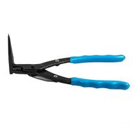 NbgrvB Alicates externos de 90 grados, extractor de clip de cabeza en ángulo para extracción de anillos de presión de agujero profundo, alicates doblados de acero 45# con mango ergonómico de PVC