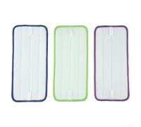 NbgrvB Almohadillas de microfibra reutilizables para Swiffer WetJet, recambios lavables y reutilizables para suelos de madera dura y azulejos, paquete de 3, morado, verde y azul