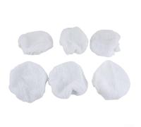 NbgrvB Almohadillas de Pulido 240mm Suaves para Coche 6Uds | para suave lana sintética, ideal para cera, pulimento y acabados brillantes sin rayar la pintura del coche