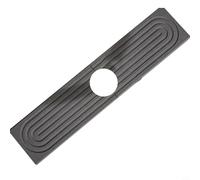 NbgrvB Bandeja de secado de diatomita de 45 x 10 cm, tapete de grifo de secado rápido para fregadero de cocina, receptor de agua absorbente y organizador de baño, gris (gris)