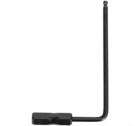NbgrvB Barra de acero para guitarra con hexagonal de 4 mm y 5 mm, para llave de extremo de bola en forma de L para ajuste profundo del cuello de guitarra acústica, color negro (5 mm)