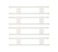 NbgrvB Barras Ajustables para Nevera RV 40-70cm Blancas | Ajuste 40-70cm, plástico ABS, para acero spring, , evita derrames en viaje
