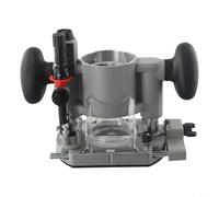 NbgrvB Base de fresadora de inmersión de 65 mm, accesorio de máquina de fresado de aluminio para herramientas eléctricas de carpintería con control de profundidad ajustable