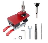 NbgrvB Bisagra ajustable de 35 mm para perforación de puertas, distancia entre agujeros de 45/48/52 mm, aleación de aluminio y para acero inoxidable, madera de 10-25 mm de grosor para color rojo