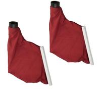 NbgrvB Bolsa de polvo para lijadora de banda, paquete de 2 unidades de tela | Funda compatible con piezas de repuesto Makita 9403 9401 rojo y negro para una recolección eficiente de desechos y un espacio