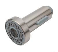NbgrvB Cabezal de pulverización para grifo de fregadero de cocina, boquilla extraíble de 1,27 cm con 2 modos de rociador de lluvia/espuma, acabado cromado ABS para grifos mezcladores flexibles