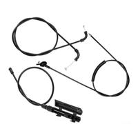 NbgrvB Cable Apertura Capó para bmw para e65 740i 745i 750i 760i Repuesto | Ajuste exacto para bmw para e65, plástico , apertura para suave, incluye 3 cables, repuesto ideal