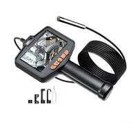 NbgrvB Cámara de inspección de alcantarillado de triple lente, pantalla HD 1080P de 4.3 pulgadas, IP67, resistente al agua, cable de 16.4 pies, 2600 mAh, drenaje de tubería para motor de coche (lente
