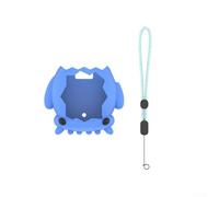 NbgrvB Carcasa de silicona antiarañazos para Tamagotchi Paradise Pink (azul | Silicona a prueba de golpes, diseño a prueba de polvo, resistente a los arañazos, incluye cordón, colores morado, rosa y azul